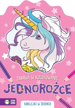 Zabawa w kolorowanie Jednorożce