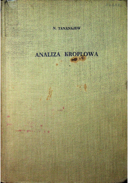 Analiza kroplowa