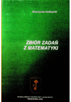 Zbiór zadań z matematyki