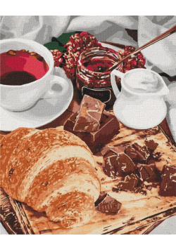 Malowanie po numerach - Śniadanie francuskie 40x50