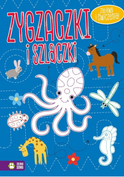 Zygzaczki i szlaczki niebieskie