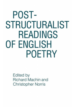 Post-Structuralist Readings of English Poetry