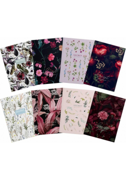Brulion A6/80K kratka Secret Garden (5szt)