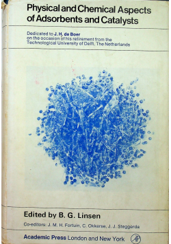 Physical and Chemical Aspects of Adsorbents and Catalysts