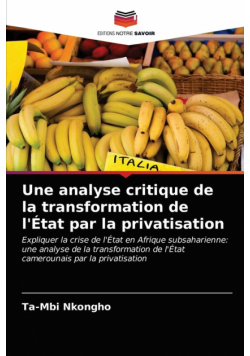 Une analyse critique de la transformation de l'État par la privatisation
