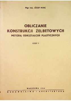 Obliczanie konstrukcji żelbetowych część II