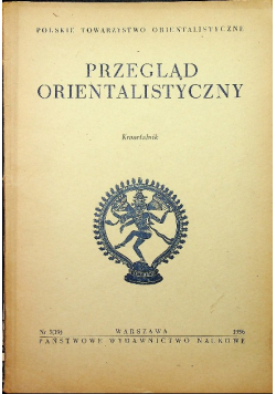 Przegląd orientalistyczny nr 3