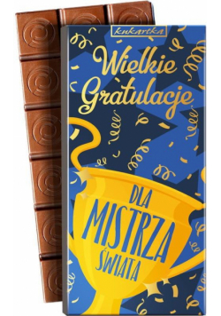 Czekolada CZK-337 Gratulacje dla mistrza