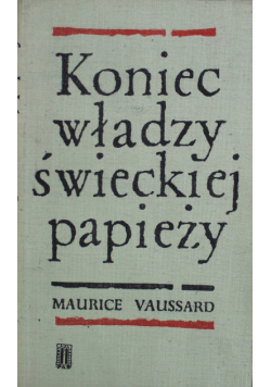 Koniec władzy świeckiej papieży