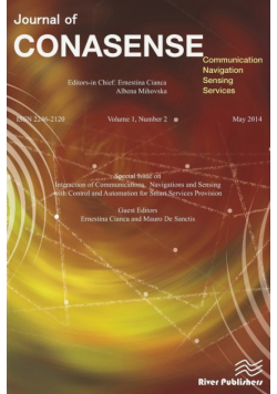 Journal of CONASENSE 1-2; Interaction of Communications, Navigations and Sensing with Control and Automation for Smart Services Provision