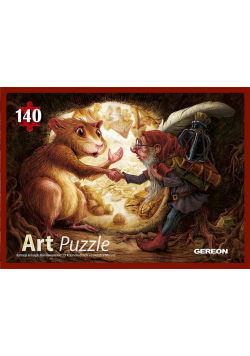 Puzzle 140 elementów - Spotkanie chomika
