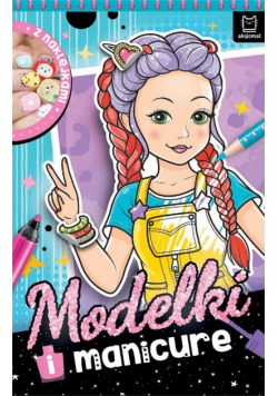 Modelki i manicure. Z naklejkami