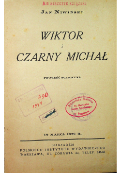 Wiktor i czarny Michał 1929r