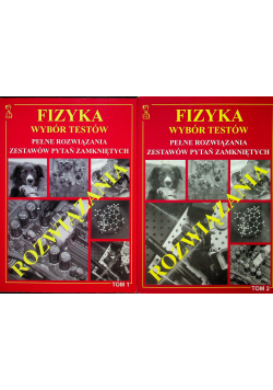 Fizyka wybór testów Tom 1 i 2 Rozwiązania