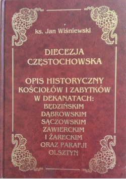 Diecezja Częstochowska opis historyczny reprint z 1936r