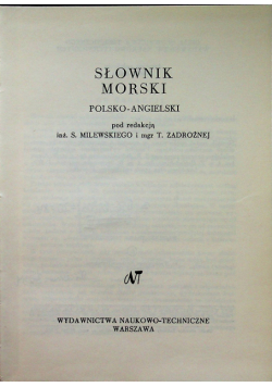 Słownik morski polsko angielski