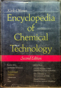 Encyclopedia of chemical technology  supplement volume
