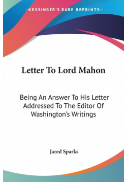Letter To Lord Mahon