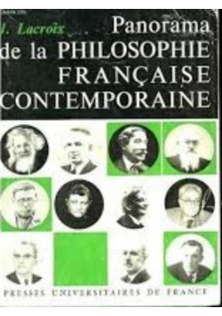 Panorama de la philosophie francaise
