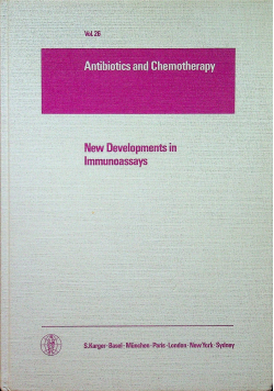 Antibiotics and Chemotherapy  New Developments in Immunoassays