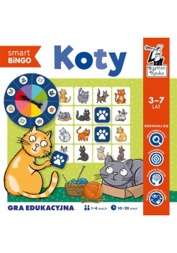 Kapitan Nauka Koty Smart bingo Gra edukacyjna