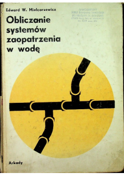 Obliczenia systemów zaopatrzenia w wodę