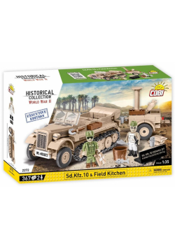 HC WWII Ciągnik Sd.Kfz.10 i kuchnia polowa