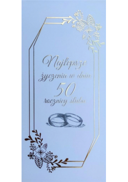 Karnet Rocznica ślubu SE - 012