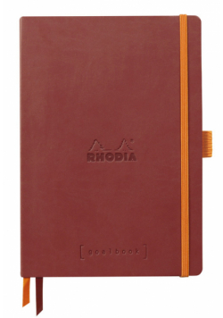 Notes Rhodia Rhodiarama Goalbook nacarat  A5 w kropki Softcover