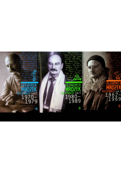 Mrożek Dziennik  tomy 1 - 3