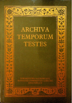 Archiva temporum testes
