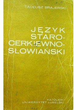 Język staro cerkiewo słowiański