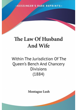 The Law Of Husband And Wife