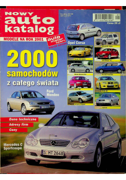 Nowy auto katalog Model na rok 2001
