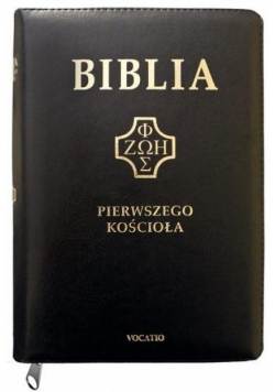 Biblia pierwszego Kościoła z paginat. czarna