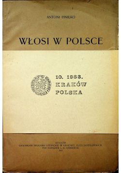 Włosi w Polsce I Tytus Liwjusz Boratyni 1923 r.