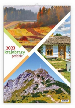 Kalendarz 2023 ścienny - Krajobrazy polskie