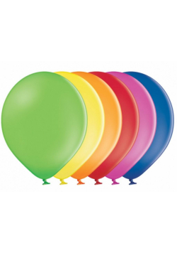 Balony B85 pastelowe MIX 27cm 100szt