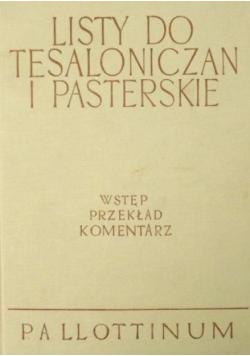 Listy do Tesaloniczan i Pasterskie