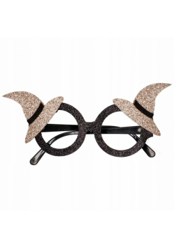 Okulary Halloween z kapeluszami