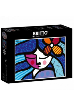 Puzzle 1000 Romero Britto, Dziewczyna z kwiatkiem