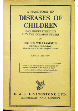 A handbook on diseases of children