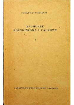 Rachunek różniczkowy i całkowy