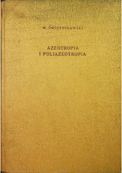 Azeotropia i poliazeotropia