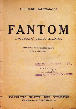 Hauptmann fantom 1926 r