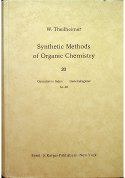 Synthetic Methods of Organic Chemistry vol 20