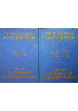 Wielki słownik Francusko Polski Tom 1 i 2