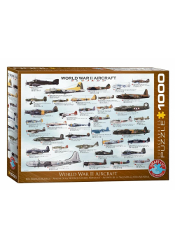 Puzzle 1000 Samoloty wojskowe II Wojny Światowej