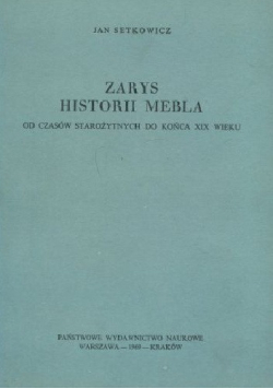 Zarys historii mebla