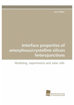 Interface properties of amorphous/crystalline silicon heterojunctions